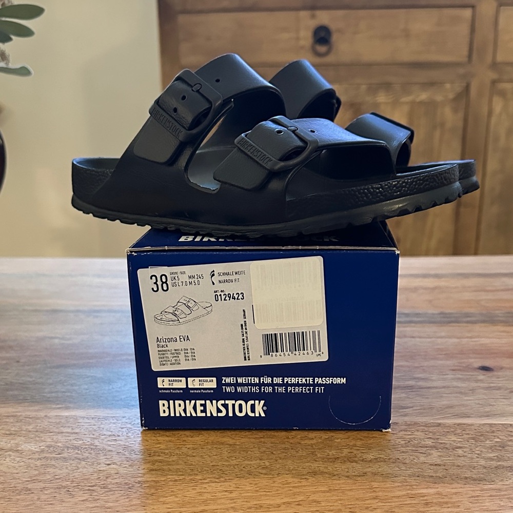 Birkenstock Arizona EVA Sandals in Black